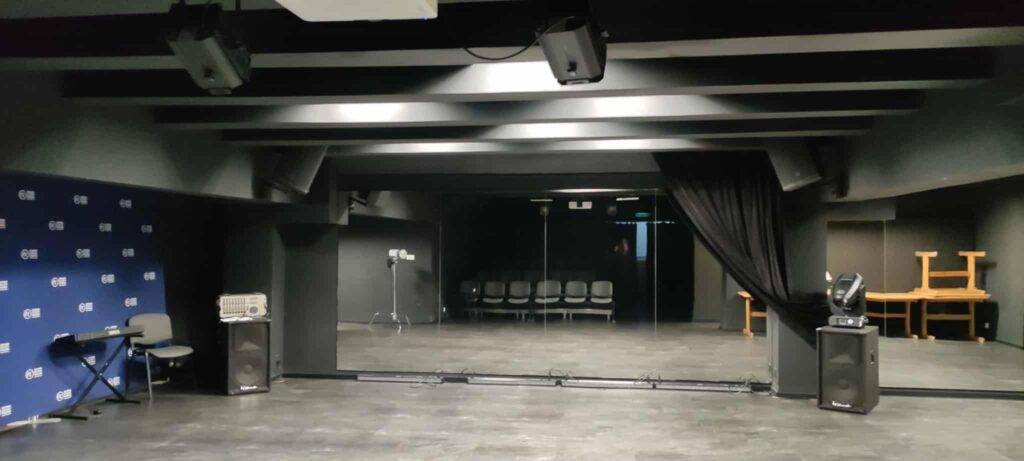 Piwnica kultury w CK Łęczna - realizacja BSC System - widok prac remontowych